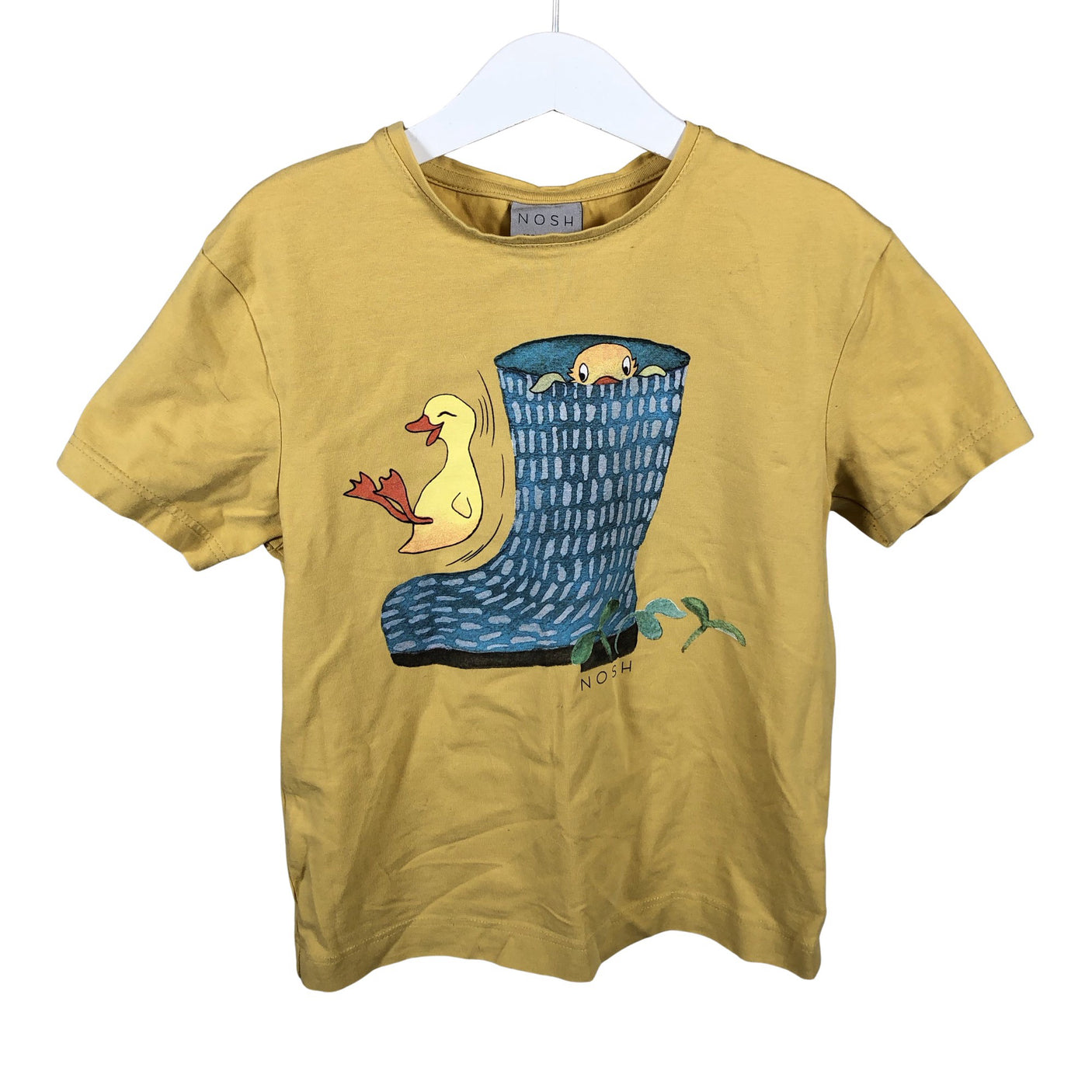 Unisex NOSH - T-shirt, size 122 - 128 - Yellow (1)