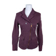 Unisex Torstai - Sweat jacket, size 40 - Wine red ()