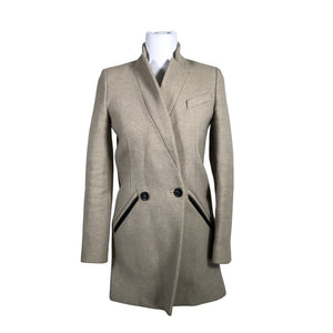 Unisex IRO - Wool coat, size 34 - Beige (1)
