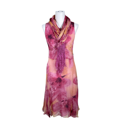 Unisex Ril's - Schiffon dress, size 40 - Pink ()