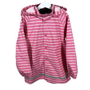 Unisex Polarn O. Pyret - Rain jacket, size 122 - 128 - Pink (1)