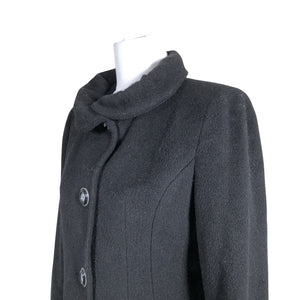 Unisex Manuela Conti - Wool coat, size 36 - Black (2)