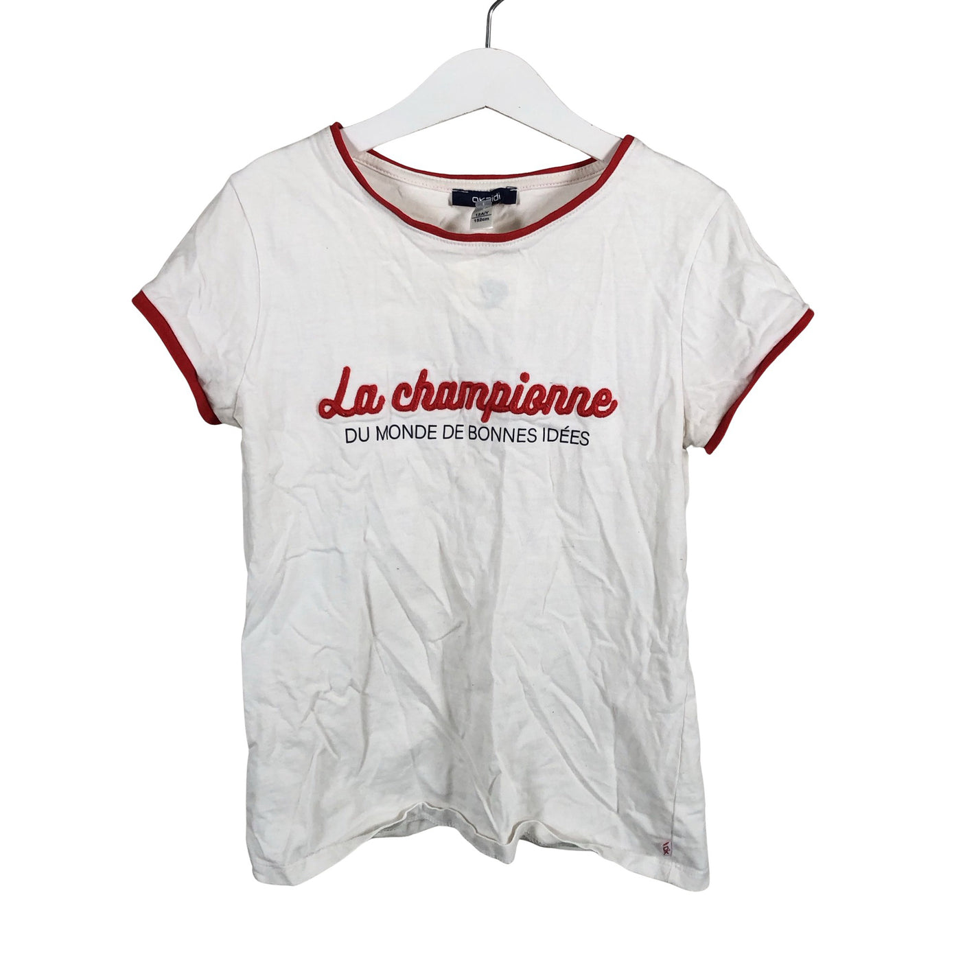 Unisex Okaïdi - T-shirt, size 146 - 152 - White (1)