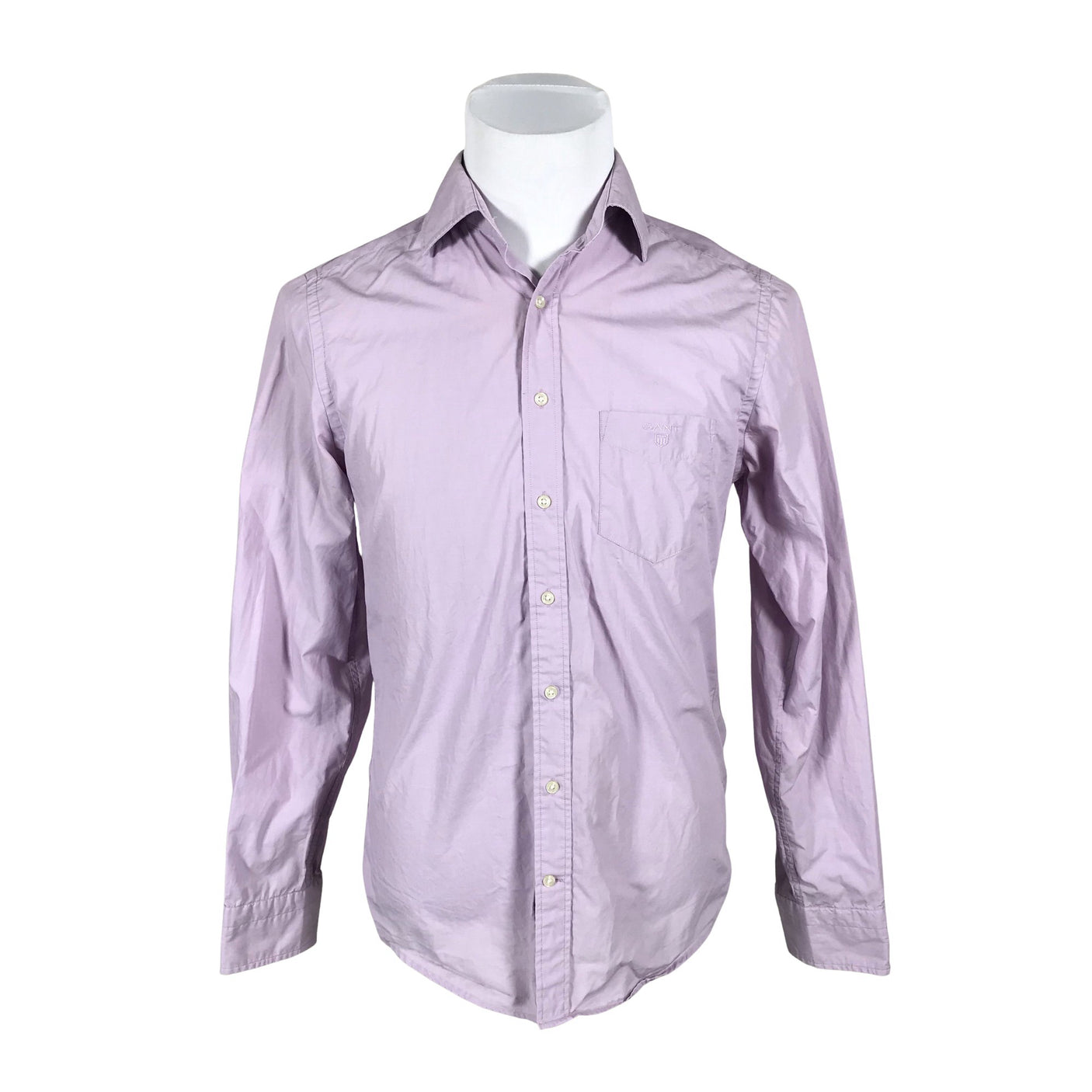 Unisex Gant - Collared shirt, size M - Violet (1)