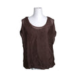 Unisex Ajlajk - Short-sleeved blouse, size 40 - Brown ()