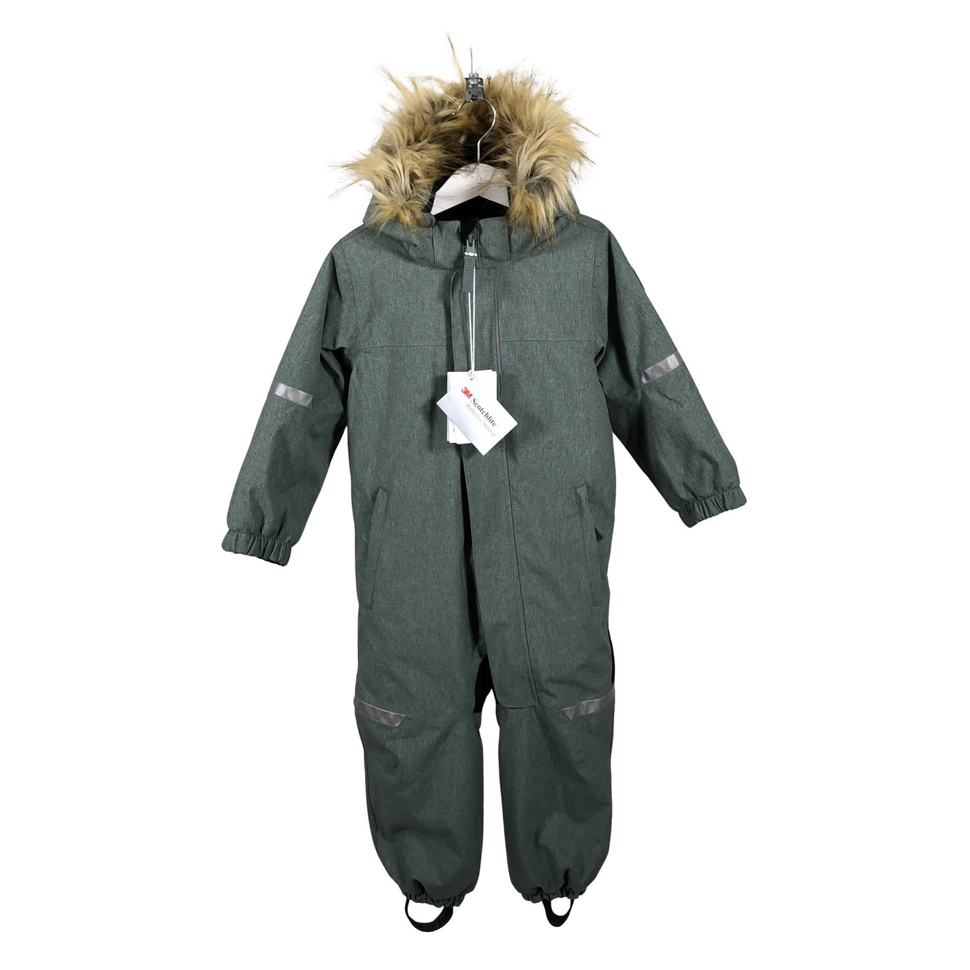 Unisex Polarn O. Pyret - Winter overall, size 98 - 104 - Green (1)