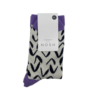Unisex NOSH - Socks, size 38 - White (1)