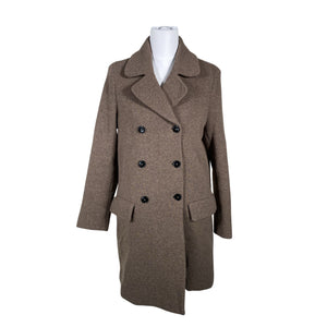 Unisex Marc O'Polo - Wool coat, size 34 - Brown (1)
