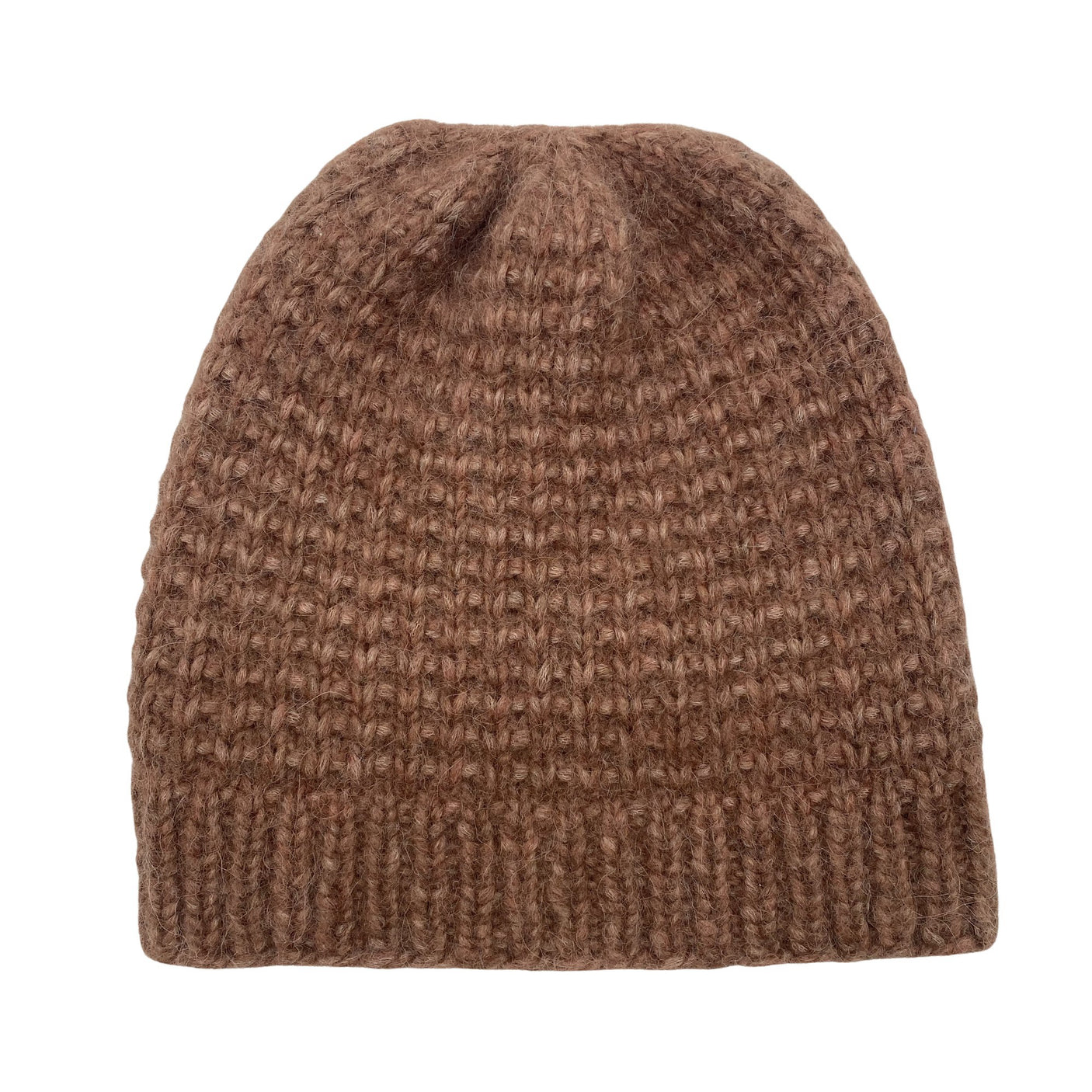 Unisex Handmade - Winter beanie, size 52 - 54 cm - Brown (1)