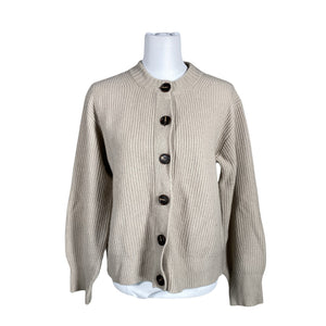 Unisex Soft Goat - Cardigan, size 40 - Beige (1)