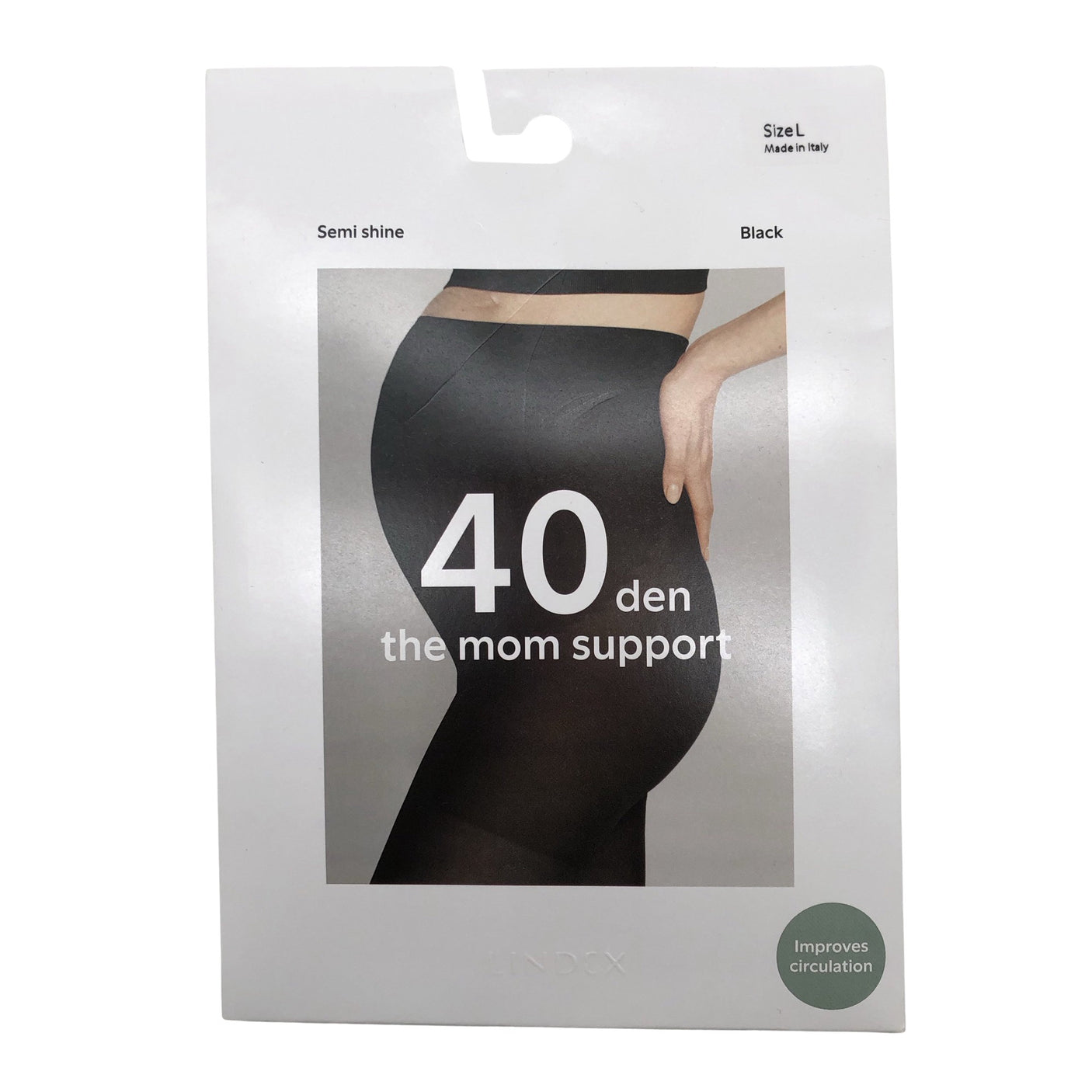 Unisex Lindex - Stockings, thin, size 40 - Black (1)