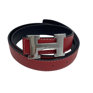 Unisex Hermès - Leather belt, size Ei kokoa - Red (1)