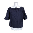Unisex s.Oliver - Short-sleeved blouse, size 36 - Blue ()