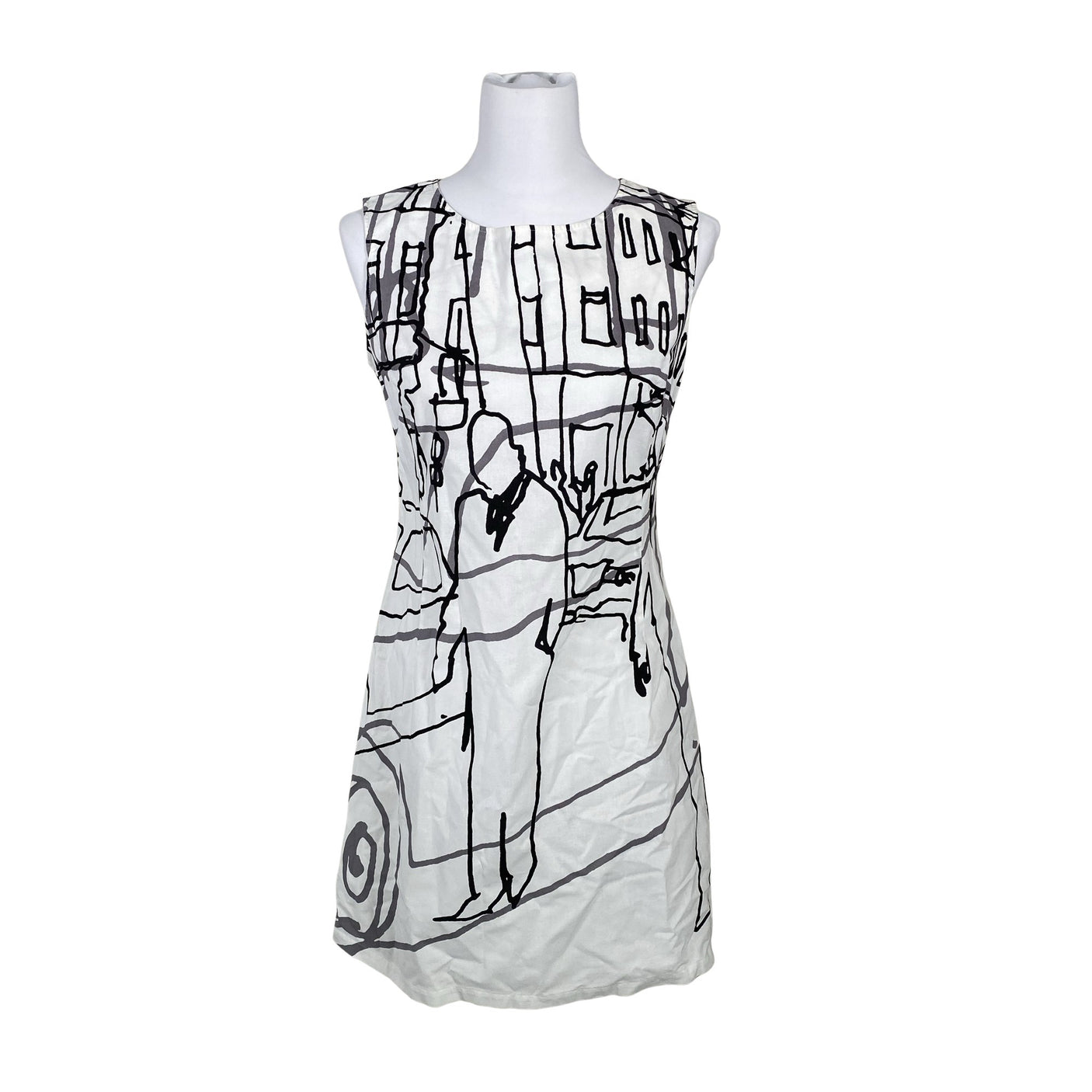 Unisex Marimekko - Dress, size 40 - White (1)