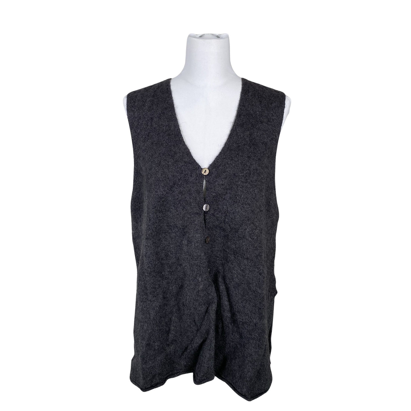 Unisex Gudrun Sjöden - Knit vest, size 38 - Gray (1)