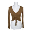 Unisex Even&Odd - Tricot shirt, size 34 - Brown ()