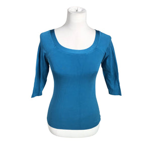 Unisex Wolford - Tricot shirt, size 34 - Turquoise (1)