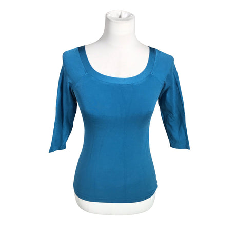 Unisex Wolford - Tricot shirt, size 34 - Turquoise ()