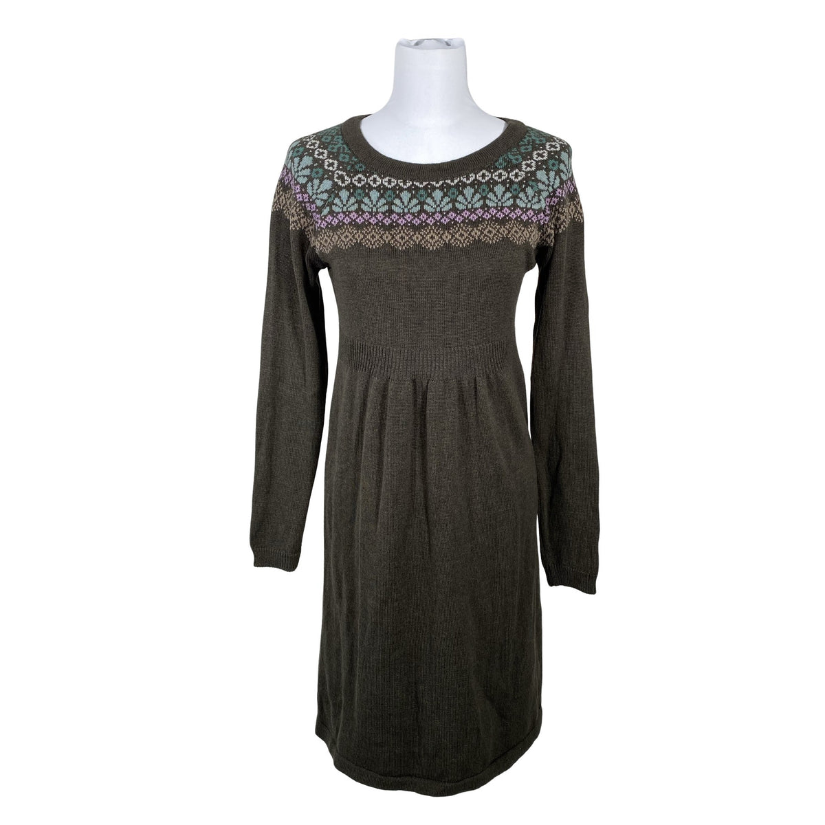 Unisex Esprit - Knit dress, size 36 - Brown (1)
