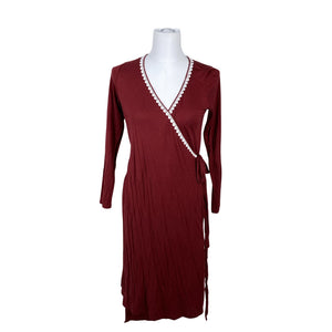 Unisex Lumoan - Tricot dress, size 38 - Wine red (1)