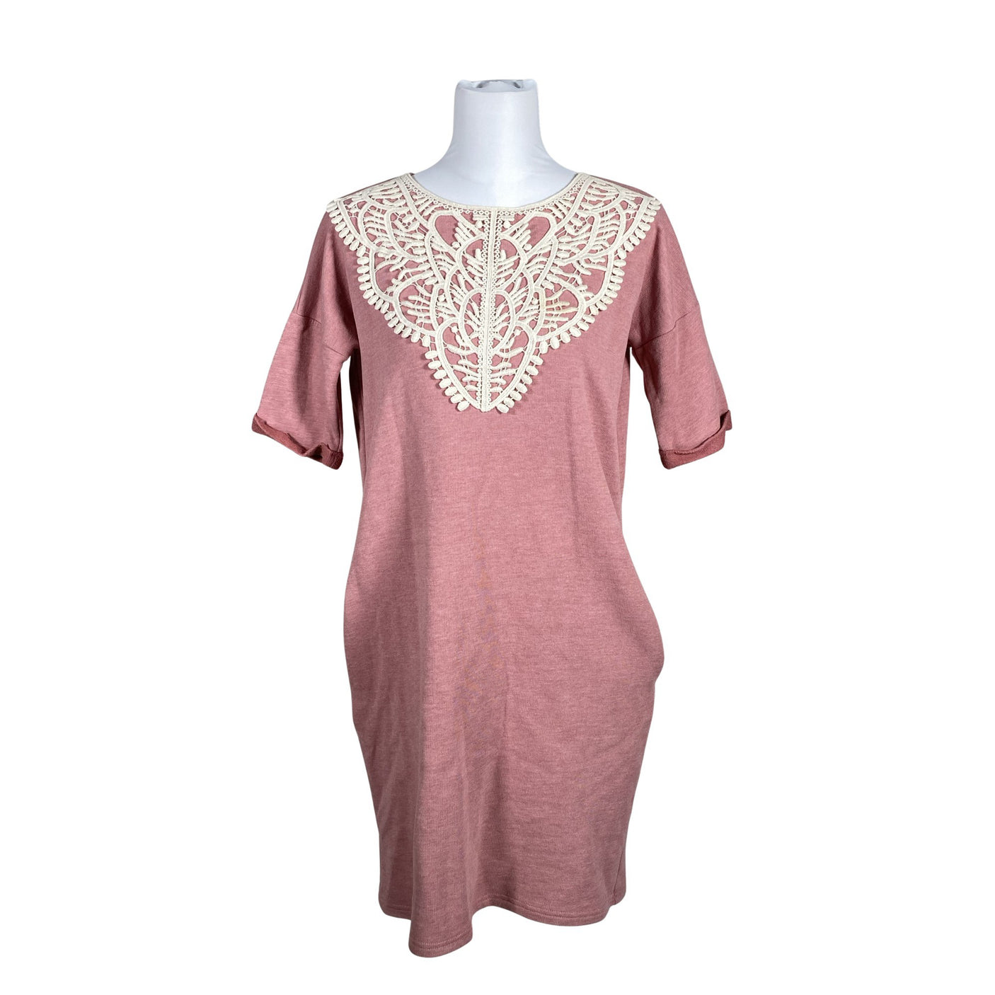 Unisex Lumoan - Sweatshirt dress, size 36 - Light pink (1)