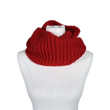 Unisex Handmade - Circle scarf, size Ei kokoa - Red ()
