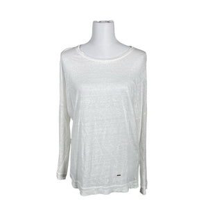 Unisex Massimo Dutti - Tricot shirt, size 38 - White (1)