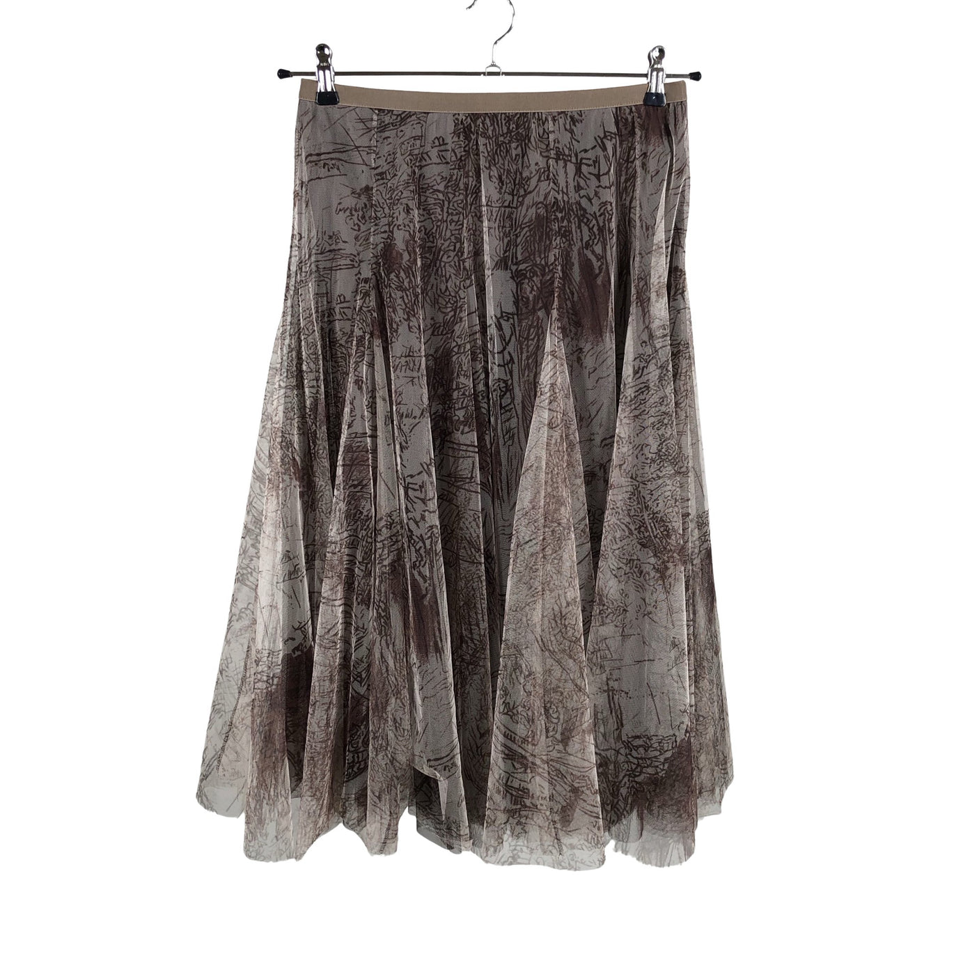 Unisex Choklate - Tulle skirt, size 36 - Brown (1)