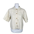 Unisex Muji - Collared shirt, size 36 - Beige ()