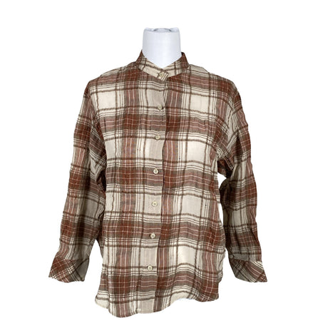 Unisex Massimo Dutti - Collared shirt, size 34 - Beige ()