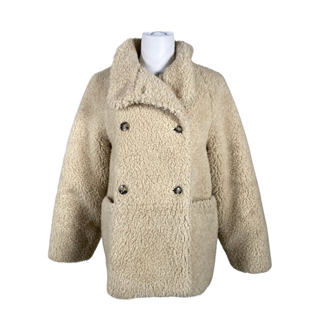 Unisex &Other Stories - Faux fur coat, size 34 - Beige ()