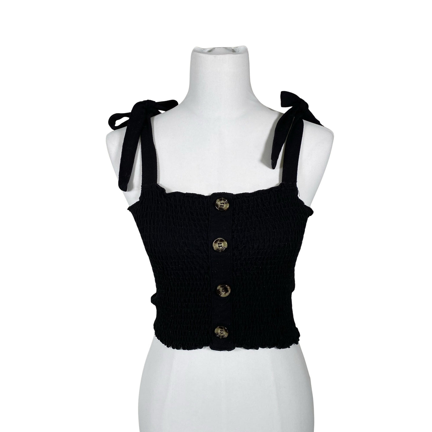 Unisex Na-KD - Tricot tank top, size 36 - Black (1)