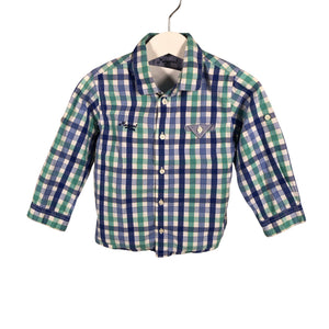 Unisex Mayoral - Collared shirt, size 80 - 86 - Blue (1)