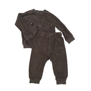 Unisex Molo Kids - Sweatshirt and pants set, size 80 - 86 - Brown (1)