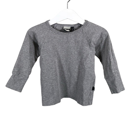 Unisex Papu - Tricot shirt, size 74 - 80 - Gray ()