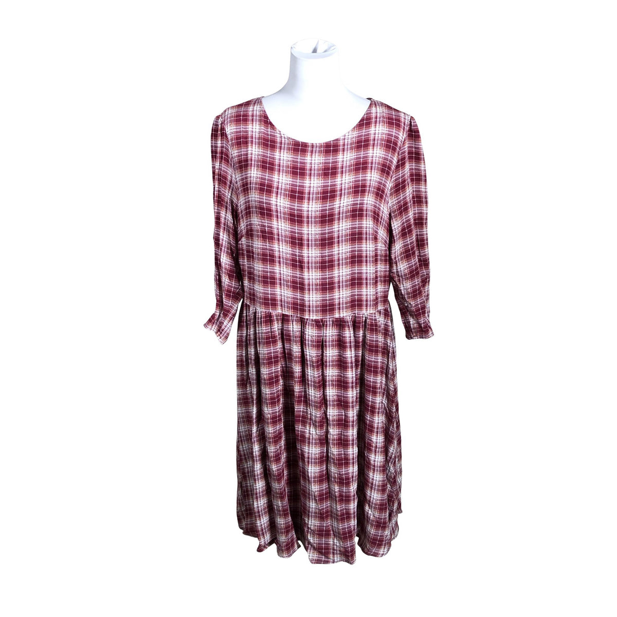 Unisex Tom Tailor - Dress, size 42 - Wine red (1)