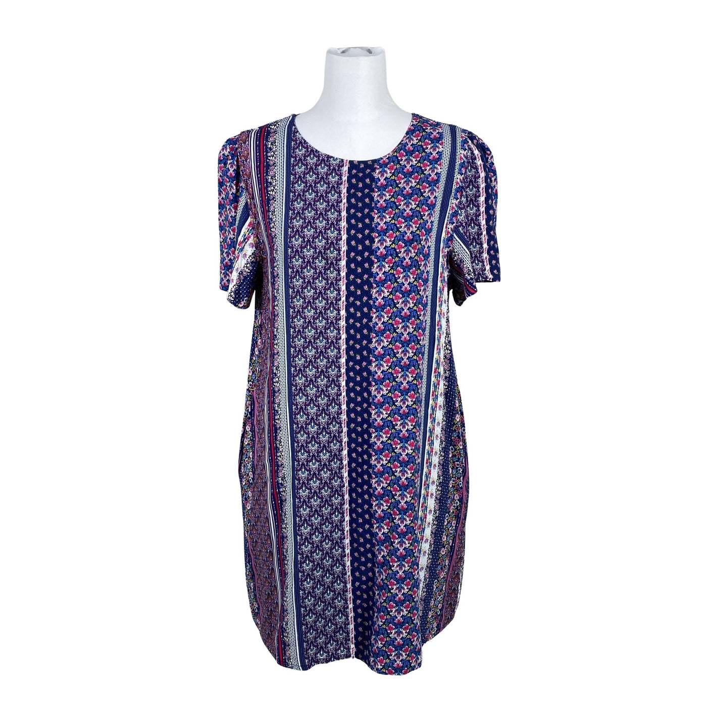 Unisex Esprit - Schiffon dress, size 42 - Blue (1)