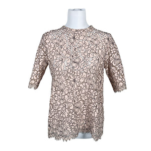 Unisex Kaffe - Short-sleeved blouse, size 40 - Light pink (1)