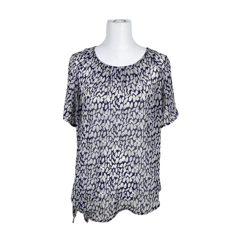 Unisex Voglia - Short-sleeved blouse, size 40 - Blue ()