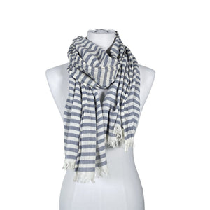 Unisex Jack & Jones - Scarf, size Maxi - Blue (1)