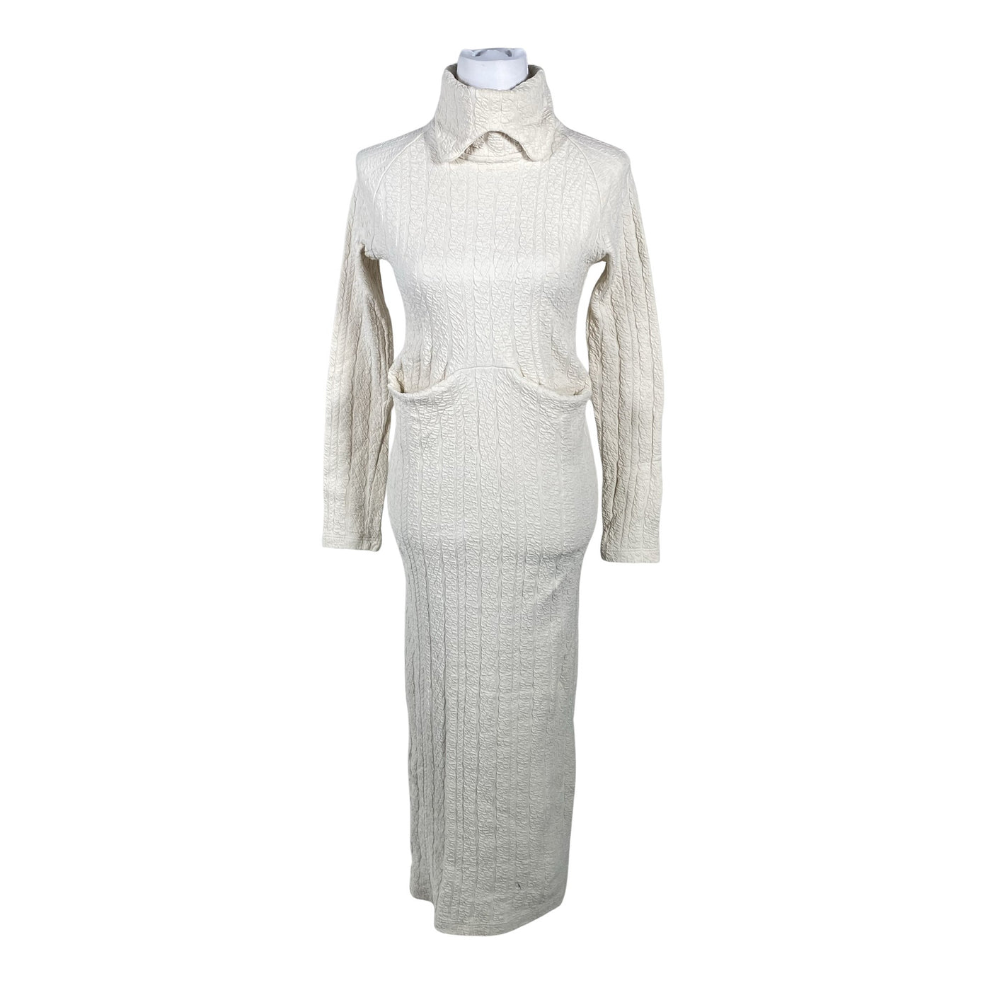 Unisex MUKA VA - Tricot dress, size 34 - Natural white (1)