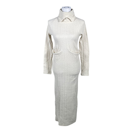 Unisex MUKA VA - Tricot dress, size 34 - Natural white ()