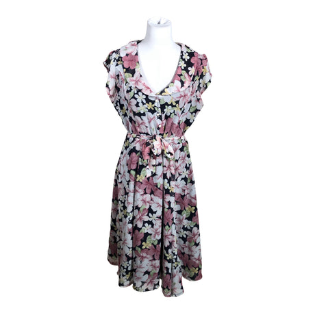 Unisex Collectif - Schiffon dress, size 42 - Blue ()