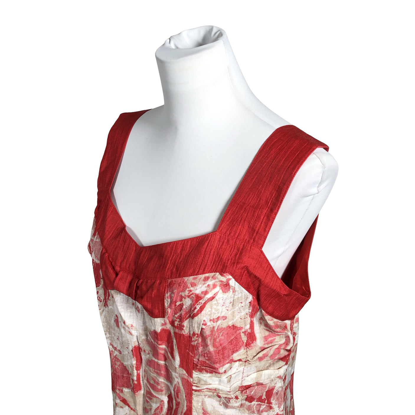 Unisex Voglia - Schiffon dress, size 42 - Red (2)