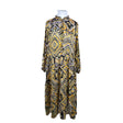 Unisex Zizzi - Schiffon dress, size 50 - Yellow ()