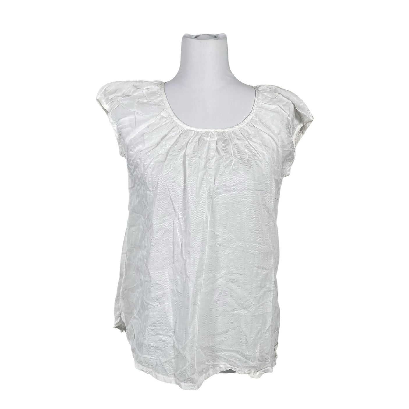 Unisex Lindex - Short-sleeved blouse, size 36 - White (1)