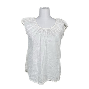 Unisex Lindex - Short-sleeved blouse, size 36 - White (1)