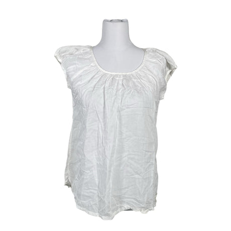 Unisex Lindex - Short-sleeved blouse, size 36 - White ()
