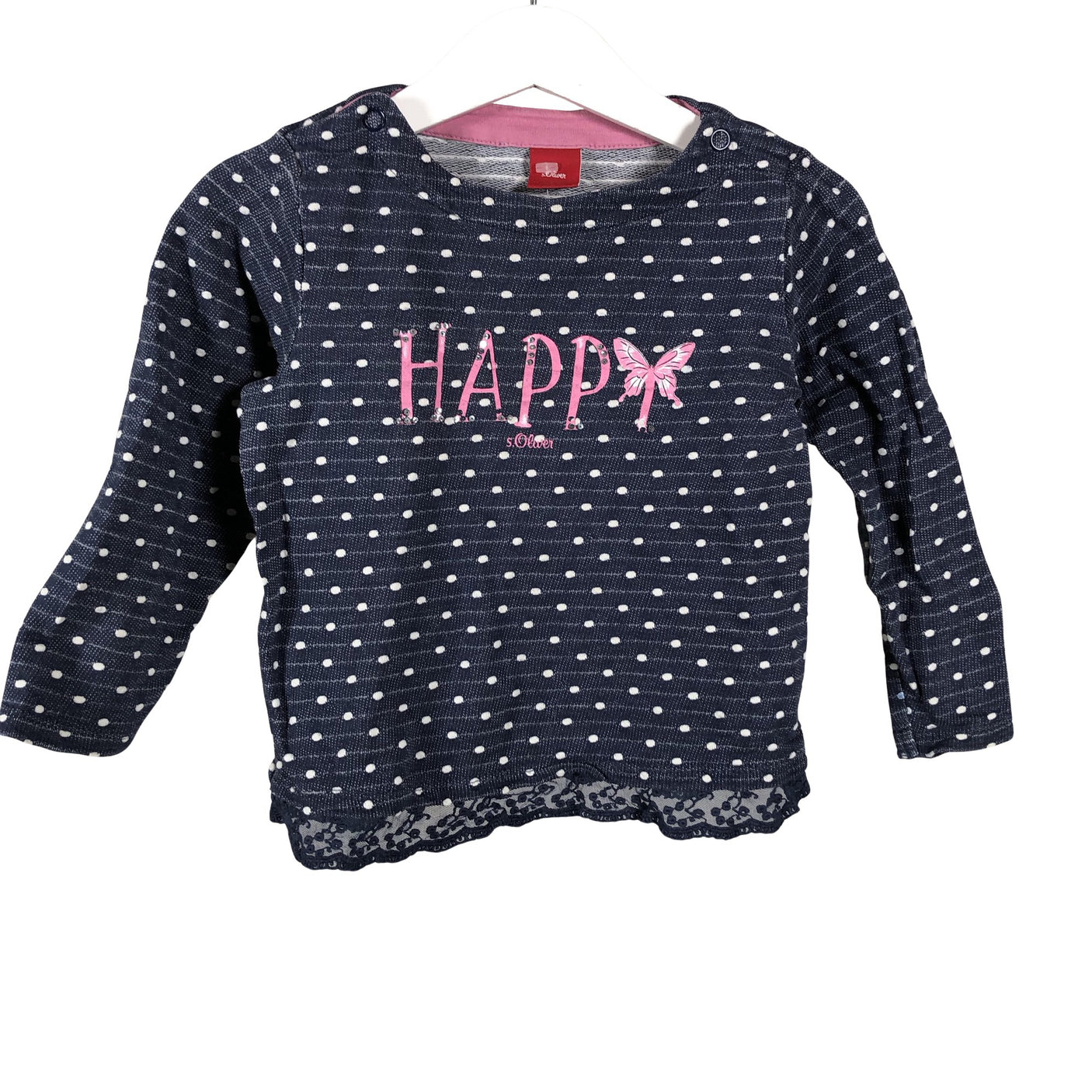 Unisex s.Oliver - Tricot shirt, size 86 - 92 - Blue (2)