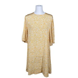 Unisex Samsoe&Samsoe - Schiffon dress, size 40 - Yellow (1)